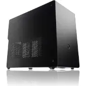 RAIJINTEK Ophion M Evo ALS, Midi Tower, PC, Schwarz, Transparent, micro ATX, Mini-ITX, Aluminium, Gehärtetes Glas, 8,2 cm
