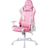 Deltaco GAM-096-P - Gepolsterter Sitz - Harte Rückenlehne - Pink - Pink - Kunstleder - Kunstleder