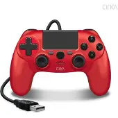 Hyperkin "Nuforce" Wired Controller For PS4/ PC/ Mac (Red)