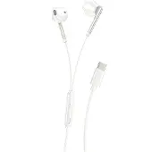 XO Kabelgebundene Kopfhörer mit USB-C Anschluss in Weiß In-Ear-Kopfhörer 1,2m
