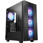 Chieftec HUNTER 2, Midi Tower, PC, Schwarz, ATX, micro ATX, Micro-ITX, Metall, Gehärtetes Glas, Gaming