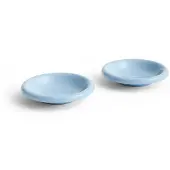 HAY Schüssel Barro Light Blue Ø20 x H4 (Set von 2)