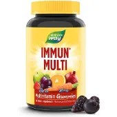 Nature'S Way Immun Multivitamin Gummibärchen I Vitamin A, C, D3, Zink & Holunderbeer-Extrakt Kirsch- und Tra... 1x90 St Fruchtgummi