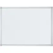 Franken Whiteboard X-tra!Line, Wandmontage im Hoch- & Querformat, Stahl weiß lackiert & Aluminiumrahmen, magnethaftend, Ablageschale, B 1800 x H 900 mm