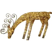 Star Trading 803-11, Leichte Dekorationsfigur, Gold, Polyvinylchlorid (PVC), IP44, Transparent, 96 Glühbirne(n)