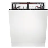 AEG Series 7000 FAV55BVI3P, Voll integriert, Standardgröße (60 cm), Weiß, Schwarz, Berührung, LED