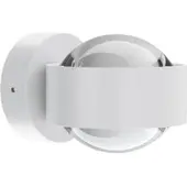 TOP LIGHT Puk Mini Wall Wandleuchte-Weiß matt-Linse klar-Linse klar