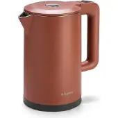 Tognana Iridea, kabelloser Wasserkocher 1,7 l, Kunststoff-Edelstahl, rot