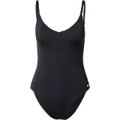 Nike Badeanzug "V-NECK ONE PIECE" mittlerer Halt, verstellbare Rücken- und Schulterträger