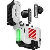 Gravastar Sirius P5 In-Ear Kopfhörer, Kabellos Bluetooth 5.2, IPX4, ENC, Stereo-Ohrhörer im Ohr Eingebautes Mikrofon, austauschbares Ladekoffer, Typ C - Defense Mecha Wireless