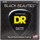 Dr Strings BKB5-45 BLACK BEAUTIES BLACK Farbige Bass-Saiten 45-125