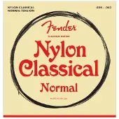 Fender 100 Nylon Clear Silver Tie End Saitensatz für Konzertgitarre 28-43