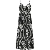 ONLY Sommerkleid Catja 15347529 Schwarz Regular Fit