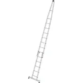 Günzburger Steigtechnik Sprossen-Glasreinigerleiter mit nivello-Traverse 2tlg. - 011013