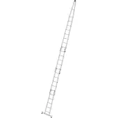 Günzburger Steigtechnik Sprossen-Glasreinigerleiter mit nivello-Traverse 4tlg. - 011023