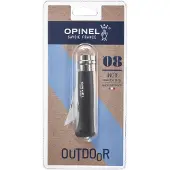 Opinel Nº08 Baroudeur Pocket Knife With Lanyard Durchsichtig 8.5 cm