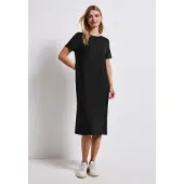 Street One Midikleid Ohne Taschen mit Rundhalsausschnitt