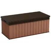 Keter Gartenbox Darwin 380 L - 143 x 65 x 55 cm - Braun