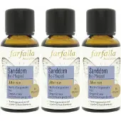 Farfalla Bio-Pflegeöl Sanddornfruchtfleisch 30 ml x3 3x30 Hautöl