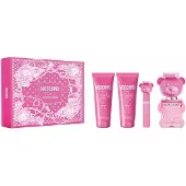 Moschino Edt Spray 100ml/Shower Gel 100ml/Body Lotion 100ml/Edt Spray 10ml Toy 2 Bubble Gum Set