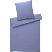 Elegante Bettwäsche-Garnitur Halbleinen Breezee Farbe Lila Größe 135x200+80x80