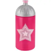 Step by step Trinkflasche "Glamour Star", Pink
