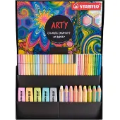 Stabilo - ARTY 50 stk Assorted Pastel - (204097)