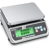 Kern Tischwaage FXN 6K-3M Edelstahl mit IP68