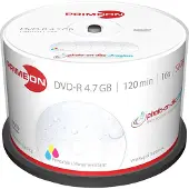 Primeon 2761207, DVD-R, Druckbar, Dvd-box, 50 Stück(e), 4,7 GB