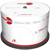 Primeon DVD-R, bedruckbar, bis 16fach, 4,7 GB/120 min, 50er-Spindel