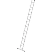 MUNK Günzburger Steigtechnik Sprossen-Anlegeleiter mit nivello-Traverse 20 Sprossen - 010320