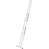 MUNK Günzburger Steigtechnik Sprossen-Schiebeleiter 3tlg. mit Standard-Traverse 3 x 10 Sprossen - 020320