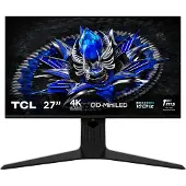 TCL R83 27R83U, 68,6 cm (27"), 3840 x 2160 Pixel, 4K Ultra HD, QLED, 1 ms, Schwarz, Weiß