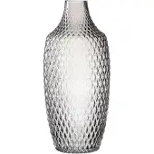 Leonardo Vase 018679 Poesia, Glas, grau, Tischvase, bauchig, Höhe 30 cm