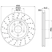 Hella Bremsscheibe PRO High Carbon 8DD 355 127-941