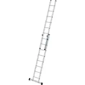 MUNK Günzburger Steigtechnik Sprossen-Schiebeleiter 2tlg. mit Standard-Traverse 2 x 8 Sprossen - 020808