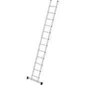 MUNK Günzburger Steigtechnik Sprossen-Anlegeleiter mit Standard-Traverse 12 Sprossen - 010112