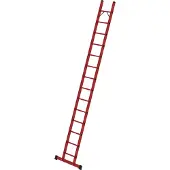 Günzburger Steigtechnik Sprossen-Anlegeleiter GFK mit Traverse 14 Sprossen - 036814