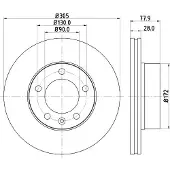 Hella Bremsscheibe PRO 8DD 355 108-931
