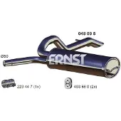 ERNST Endschalldämpfer 048095 für OPEL GENERAL MOTORS RENAULT
