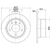 Hella Bremsscheibe PRO High Carbon 8DD 355 127-281
