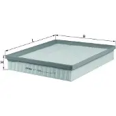 MAHLE ORIGINAL Kraftstofffilter KL 536 Leitungsfilter