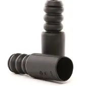 RIDEX 2x Schutzkappe / Staubmanschette Stoßdämpfer 3365P0038 Vorne für RENAULT Clio III Schrägheck (BR0/1, CR0/1) 195mm