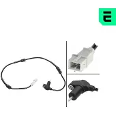 OPTIMAL ABS Sensor Raddrehzahl Hinten Rechts passend für PEUGEOT 306 Schrägheck (7A, 7C, N3, N5) 06-S024