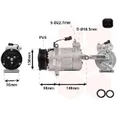 VAN WEZEL Kompressor, Klimaanlage *** IR PLUS *** 1800K635