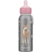 Mepal Campus Little Dutch Kinder-Edelstahl-Thermosflasche mit Klappverschluss, 350 ml, Feengarten – BPA-frei, 4 Stunden warm und 12 Stunden kalt