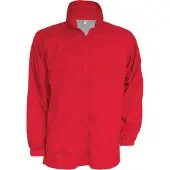 Kariban Herren Windbreaker Softshell Jacke Regenjacke Windjacke, Größe:3XL, Farbe:Rot