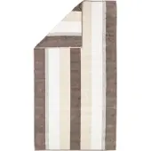 Cawö Duschtuch Noblesse Stripes Walnut (80 x 150 cm)