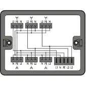 Wago 899-631/149-000 Verteilerbox Dreh-/Wechselstrom 400 V / 230 V