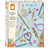 Janod kreatives Spielzeug - Scoubidou Peace & Love Bastelset für Kinder